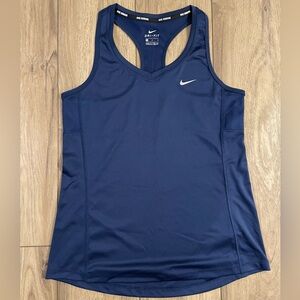 Lot of 2 Nike Navy Dri-FIT Racerback Tank Tops - never worn
